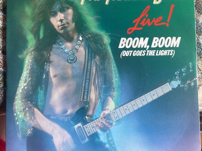 Pat Travers band Boom Boom picture sleeve vinyl record single in vg+ condition