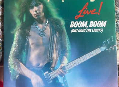 Pat Travers band Boom Boom picture sleeve vinyl record single in vg+ condition