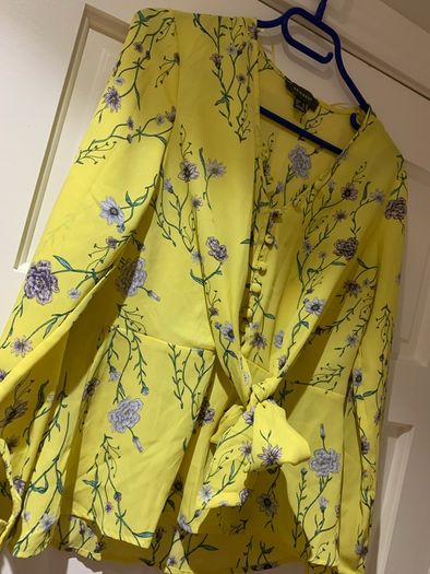 floral blouse