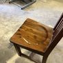 Solid wood dining table + 6 matching chairs Image 4