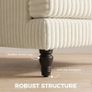 Single Sofa Armchair Cream Image 4