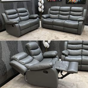 SALE OFFER!! 3+2 Roma Leather Recliner Sofa