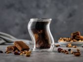 JoyJolt Pivot Double Wall Insulated 220ml Coffee Glasses - Set of 2