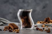 JoyJolt Pivot Double Wall Insulated 220ml Coffee Glasses - Set of 2