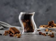 main image for ad JoyJolt Pivot Double Wall Insulated 220ml Coffee Glasses - Set of 2