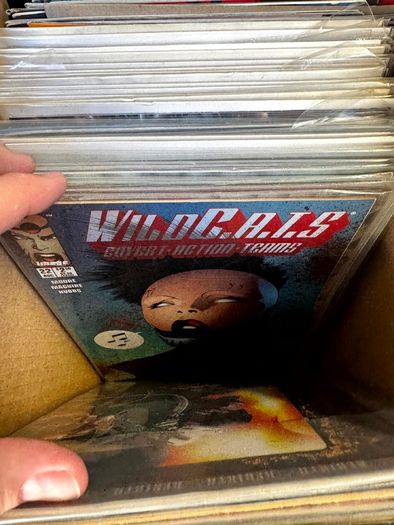 Image & Top Cow Long Comic Box w 320 comics for Sale