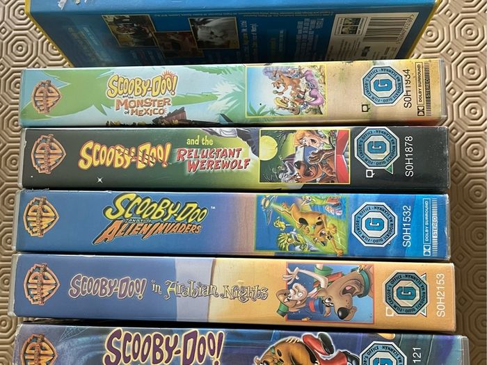 Scooby Doo video tapes