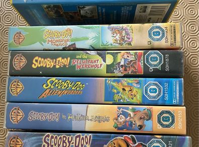 Scooby Doo video tapes