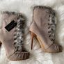 Brand New Savida Charcol High Hiker Boots Image 2