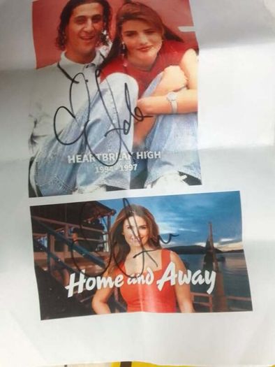Heartbreak High and Home and Away Ada Nicodemou Actress  signed photos