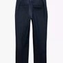Fab Zara Indigo Soft Cropped Trousers   Size XL  UK 14 Image 6
