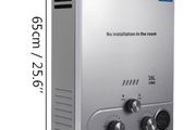 Instant Tankless Water Heater 16L Stainless Steel Natural Gas Instant Electric Tankless Heaters Shower Kit