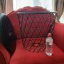 Black side table / storage basket Image 4