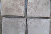 4 beidge sofa cushions