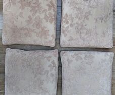 4 beidge sofa cushions