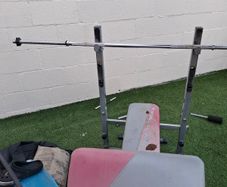 Weight bench   weights