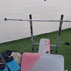 Weight bench   weights