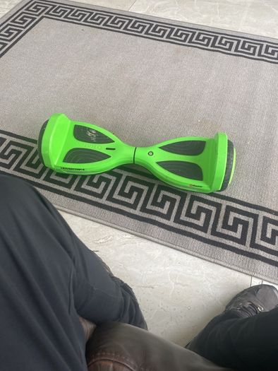 green hover  board