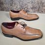 mens CLARKS GOLD COAST shoes brown tan leather square toe Size UK 10 EU 44 BRAND NEW Image 5