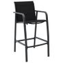 Garden Bar Chairs 4 pcs Grey Textilene Image 4