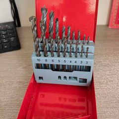 Wood And Masonry Drill Bit Set Profi 18 Piece Metal Case