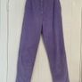 Vintage Purple Corduroy Trousers Image 2