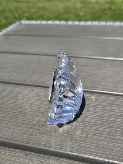 Vintage Waterford Crystal Small Shell Clock