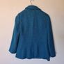 Per una acrylic coat size 16 ptp 22" green button up in excellent condition Image 2