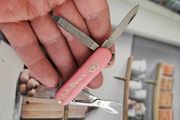 Vintage Victorinox L.L.Bean Classic Pink 58mm Swiss Army Knife Keychain tool Collectable