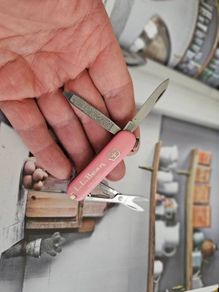 Vintage Victorinox L.L.Bean Classic Pink 58mm Swiss Army Knife Keychain tool Collectable