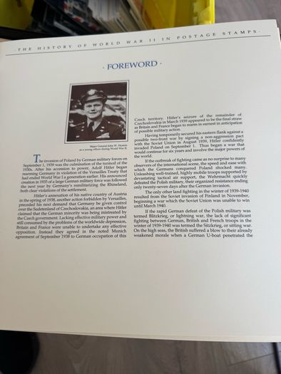 The History of World War II in post stamps