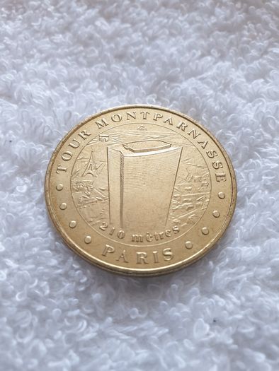 Monnaie de Paris Tourist Token Coin Tour Montparnasse Medal France