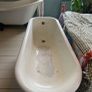 Vintage Cast Iron Clawfoot Bath  Original Feet Image 2