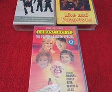 Thin Lizzy/Westlife/Coronation Street, VHS CASSETTE TAPES