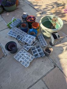 plastic plant pots