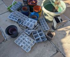plastic plant pots