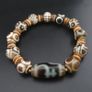 Antique Burmese Pumtek Pyu & Vintage Himalayan Treasure Vase Pattern Agate Bead Bracelet Image 8