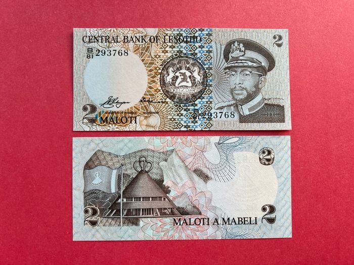 Lesotho. 2 Maloti. 1981  ( uncirculated )