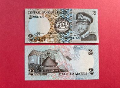 Lesotho. 2 Maloti. 1981  ( uncirculated )