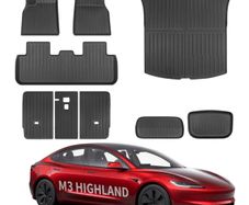 Tesla Model 3 Full Car Mats (Highlander)