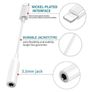 Lightning to 3.5mm Headphone Jack Adapter 10cm White Image 7