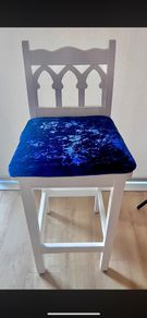 solid wood stool