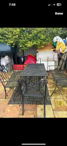 Garden Steel Table & Chairs