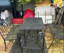 Garden Steel Table & Chairs