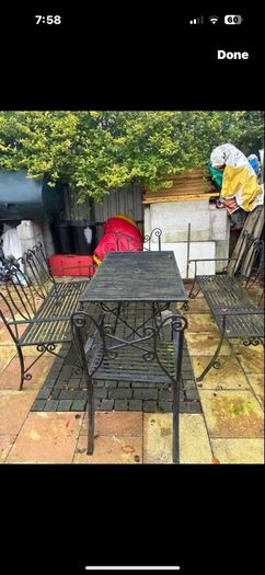 Garden Steel Table & Chairs