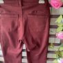 jeans burgundy straight leg jeans size 10 Dunnes stores Image 6