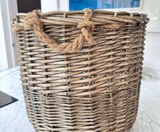 wicker storage basket