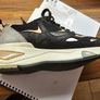 Liu Jo platform trainers in black with metallic and glitter detailing Image 4