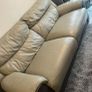 2 Tone Leather & Suede 2 Seater and 3 Seater Image 4
