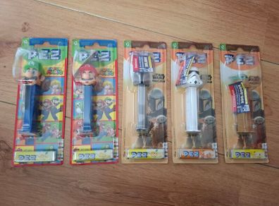 PEZ Dispensers - Super Mario and Star Wars